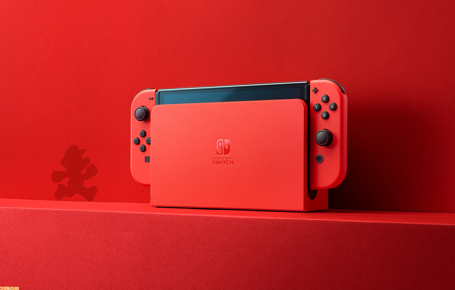 Nintendo Switch（有機ELモデル） マリオレッド＋ソフトフィギア