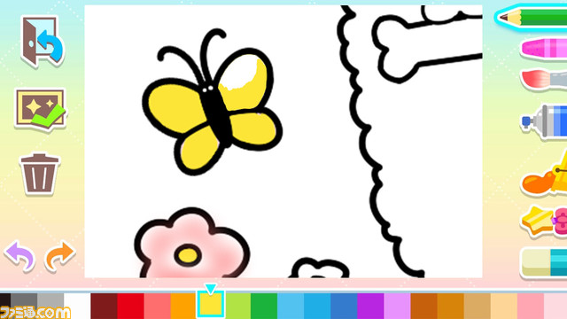 Switch『ぬりえであそぼう』シリーズが9月上旬より発売。直感的なタッチ操作で本格的なぬりえが楽しめる