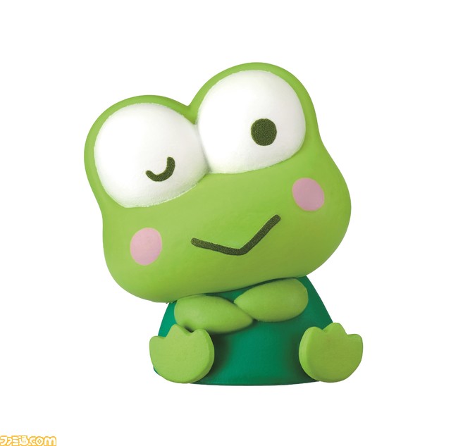 【サンリオ】ポチャッコ、ハンギョドンたちのクールなウインクがかわいい。肩にもたれかかるフィギュア“肩ズンFig.”にはぴだんぶいが登場