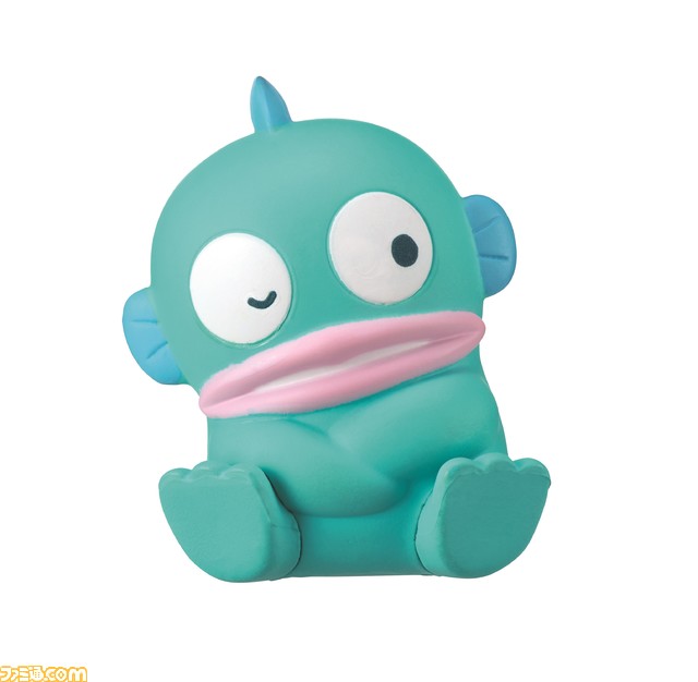 【サンリオ】ポチャッコ、ハンギョドンたちのクールなウインクがかわいい。肩にもたれかかるフィギュア“肩ズンFig.”にはぴだんぶいが登場