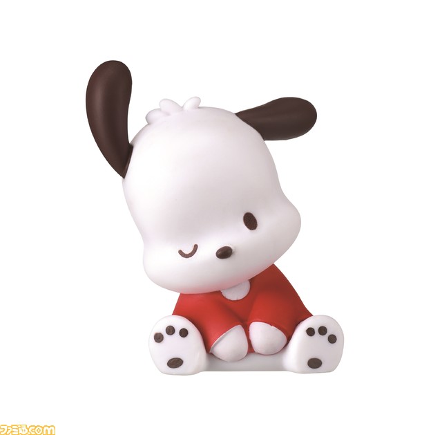【サンリオ】ポチャッコ、ハンギョドンたちのクールなウインクがかわいい。肩にもたれかかるフィギュア“肩ズンFig.”にはぴだんぶいが登場