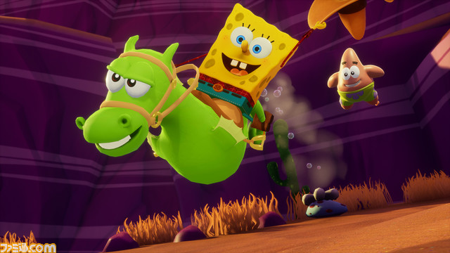 『スポンジ・ボブ:ザ コズミック シェイク』PS5・Xboxのダウンロード版が10/16に発売決定。フィルターを搭載したフォトモードや新衣装なども追加