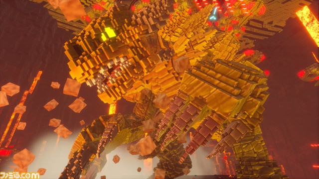 画像ページ (1/3) 『デジボク地球防衛軍2』巨大怪獣“アーケルス”が四角い地球に襲来。新たに判明したEDF隊員たちの情報も一挙紹介【先出し