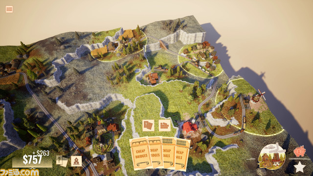 ボクセル鉄道シミュレーション『Station to Station』が日本語対応して10/4に配信決定。自由に線路を敷いて美しいボクセルアートの世界を堪能する