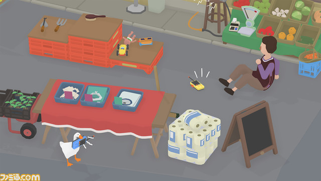 『Untitled Goose Game 〜いたずらガチョウがやって来た!〜』パッケージ版が12月14日より発売。ガチョウとなって人々にいたずらをするアクションゲーム