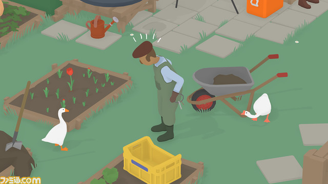 『Untitled Goose Game 〜いたずらガチョウがやって来た!〜』パッケージ版が12月14日より発売。ガチョウとなって人々にいたずらをするアクションゲーム