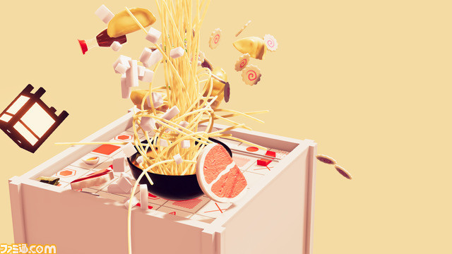 食べ物で遊ぶアートシミュ『Nour: Play With Your Food』配信開始。無数のハンバーガー、宙を舞う食材などなんでもアリ