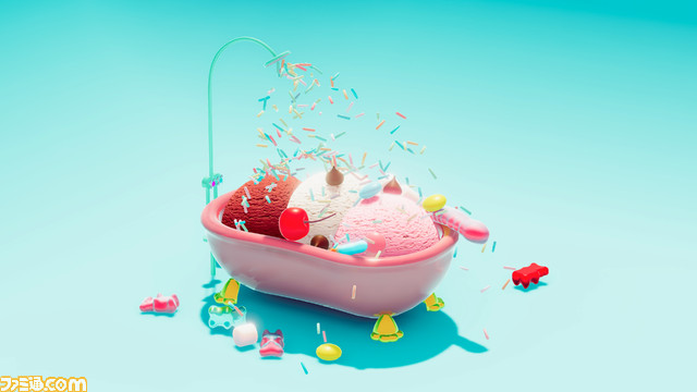 食べ物で遊ぶアートシミュ『Nour: Play With Your Food』配信開始。無数のハンバーガー、宙を舞う食材などなんでもアリ