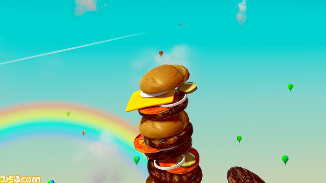 食べ物で遊ぶアートシミュ『Nour: Play With Your Food』配信開始。無数のハンバーガー、宙を舞う食材などなんでもアリ