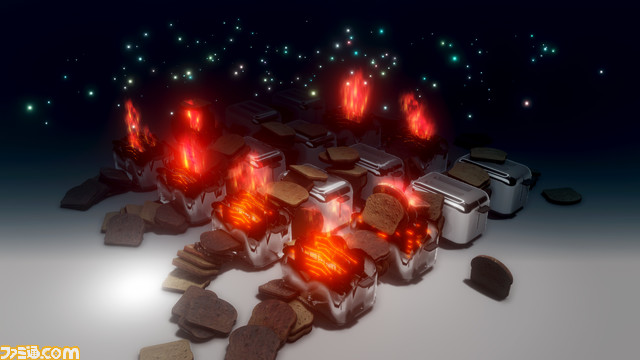 食べ物で遊ぶアートシミュ『Nour: Play With Your Food』配信開始。無数のハンバーガー、宙を舞う食材などなんでもアリ