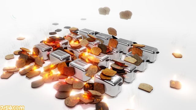 食べ物で遊ぶアートシミュ『Nour: Play With Your Food』配信開始。無数のハンバーガー、宙を舞う食材などなんでもアリ