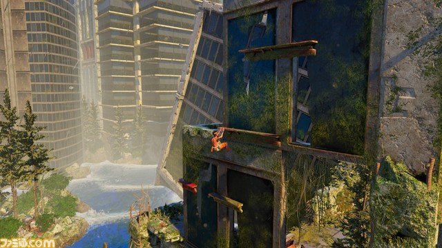 “戦闘なし”の水没都市探索アクション『ミクと水没都市 廃墟の謎』12月14日に発売決定。謎の植物に覆われた遺跡を浄化して全エリアを救え