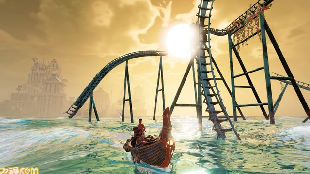 “戦闘なし”の水没都市探索アクション『ミクと水没都市 廃墟の謎』12月14日に発売決定。謎の植物に覆われた遺跡を浄化して全エリアを救え