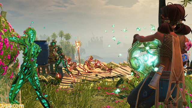 “戦闘なし”の水没都市探索アクション『ミクと水没都市 廃墟の謎』12月14日に発売決定。謎の植物に覆われた遺跡を浄化して全エリアを救え