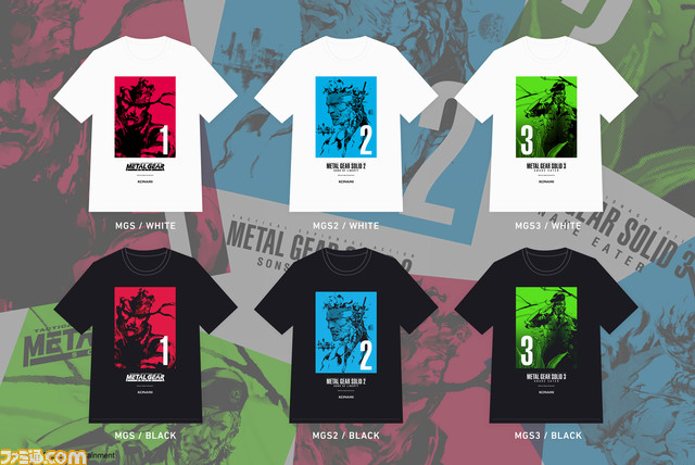 MGS試遊用_「メタルギア ソリッド オリジナルTシャツ」(全6種)