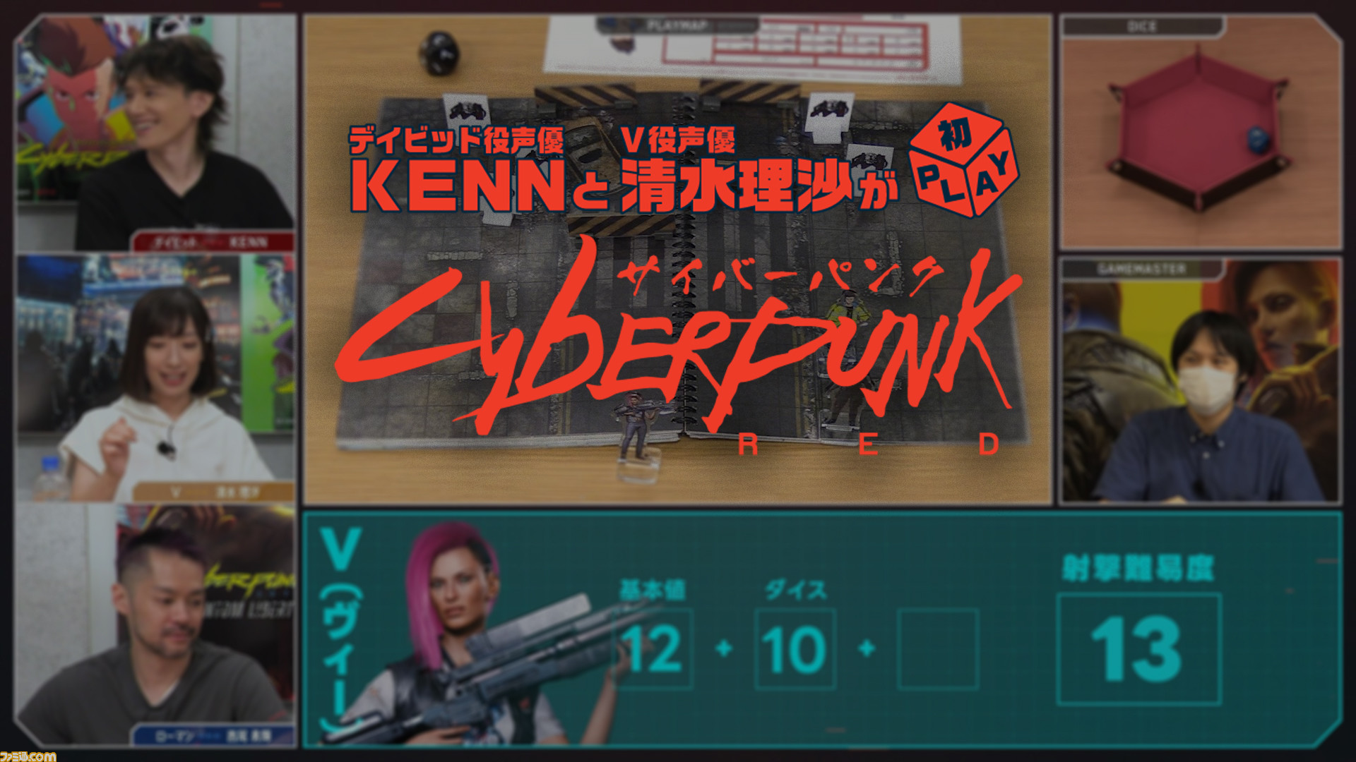 サイバーパンク2077×エッジランナーズ】V役清水理沙とデイビッド役KENN