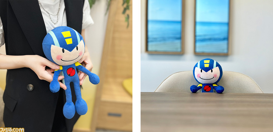 ロックマン　ファラオマン　ぬいぐるみ　カプコン　CAPCOM レトロ　ゲーム