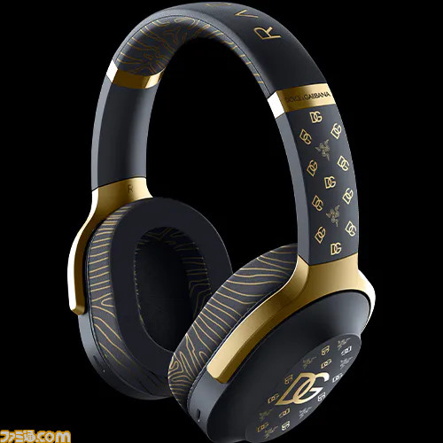 Razer×ドルチェ&ガッバーナのコラボが発表。高級感ある黄金のゲーミングチェアやヘッドセットがお披露目