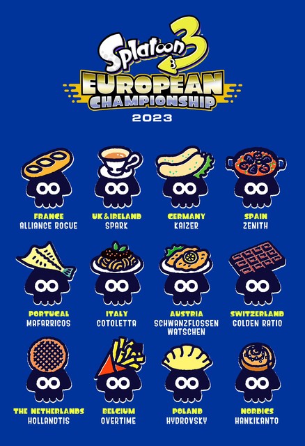 『スプラトゥーン3』ご当地イカにヨーロッパ版が登場。かわいい各国の名産品、どれが何かわかる?