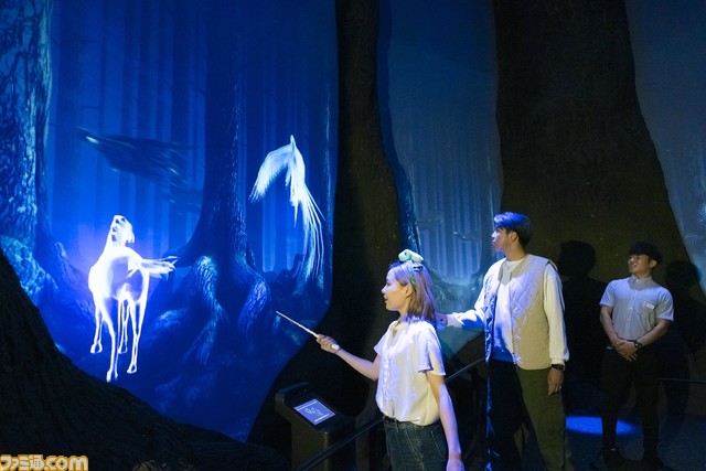 『ハリー・ポッター』世界を楽しめるスタジオツアー東京にて“ホグワーツ・レッスン”と“禁じられた森”が初公開。霜降り明星 せいやがダンブルドア風のコスプレで登場