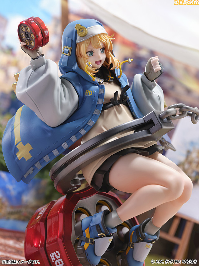 『ギルティギア ストライヴ』ブリジットのフィギュアが予約開始。ラウンド開始前の登場シーンをイメージして立体化