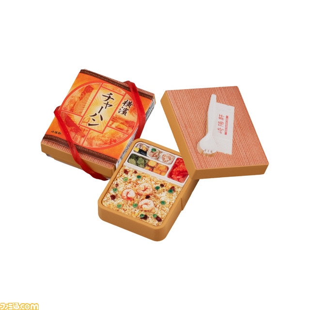 “崎陽軒”のお弁当とシウマイがミニチュアになってガシャポンに登場。蓋を開けると本物そっくりなおかずが出てくる仕様