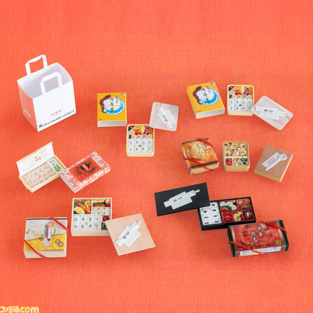 “崎陽軒”のお弁当とシウマイがミニチュアになってガシャポンに登場。蓋を開けると本物そっくりなおかずが出てくる仕様