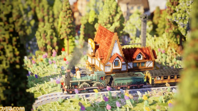 鉄道シミュレーター『Station to Station』がSteamで本日(10/4)発売。ボクセルアートで描かれる美しい6つの地域を巡る、のんびりとした列車の旅へ出かけよう