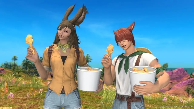 『FF14』×ケンタッキーコラボが本日（10/4）から開催。コラボセット購入でオリジナルステッカーとゲーム内で使用できるエモートが手に入る