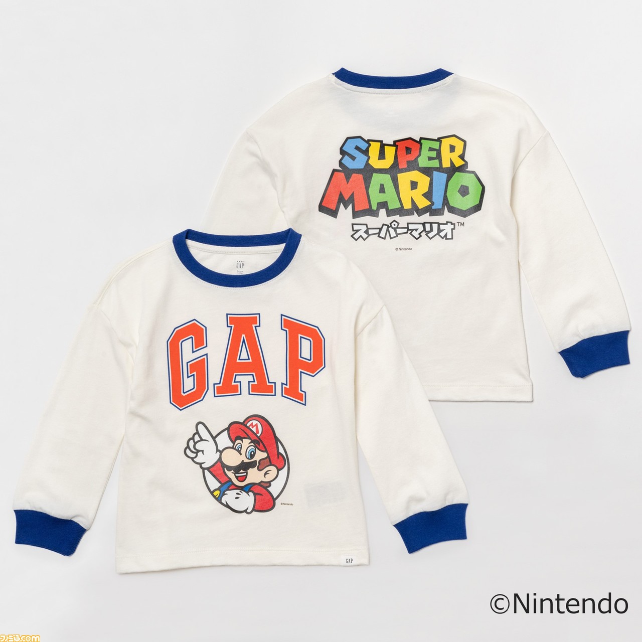 スーパーマリオ』オーバーオールやロゴプリントTシャツが11月10日より