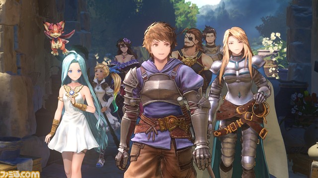 『グラブル リリンク』ファミ通DXパックが予約スタート。主人公ふたりのアクリルフィギュア、オリジナルB2タペストリーなどが付いてくる