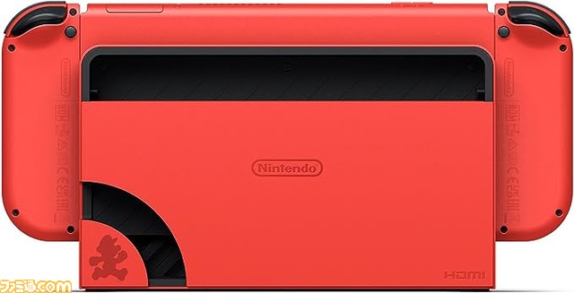 Nintendo Switch新色“マリオレッド”が本日（10/6）発売。ドックの背面にはマリオのシルエットや隠しコインがデザイン