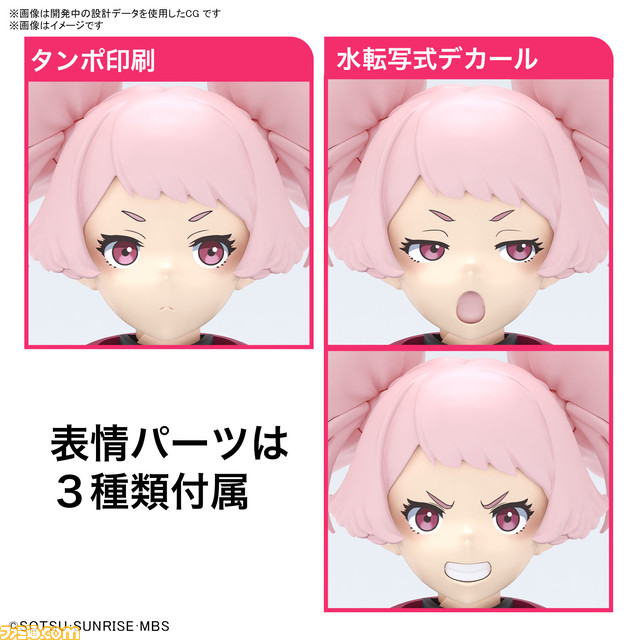 『ガンダム 水星の魔女』チュチュのプラモデルが登場。本日(10/6)以降、順次Web予約受付が開始
