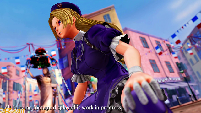『KOF15』DLCキャラクター“四条雛子”(声:田村茜音)が今冬に参戦決定。『KOF2000』で初登場した相撲が格闘スタイルのお嬢様