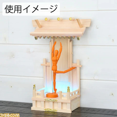 お仏壇のはせがわが推しを飾れる『推し壇』を発売。本物の神棚と同じ素材や技法で製作され、20色と21種類の光り方を組み合わせてライトアップもできる本格仕様