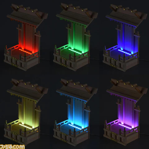 お仏壇のはせがわが推しを飾れる『推し壇』を発売。本物の神棚と同じ素材や技法で製作され、20色と21種類の光り方を組み合わせてライトアップもできる本格仕様