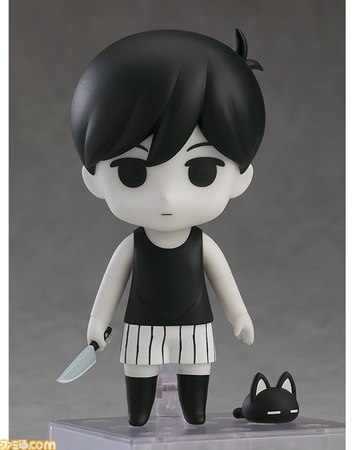 『OMORI』ねんどろいどオモリが予約受付スタート。おなじみのナイフやニャーゴのパーツほか、うしろに立つ“なにか”の姿も……