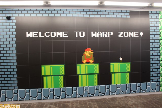 『スーパーマリオ』の世界を表現したグラフィック(壁画)が京都・四条通地下道に登場。目だけではなく耳でも堪能できる楽しい展示