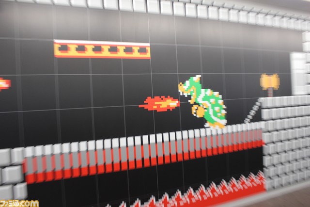 『スーパーマリオ』の世界を表現したグラフィック(壁画)が京都・四条通地下道に登場。目だけではなく耳でも堪能できる楽しい展示