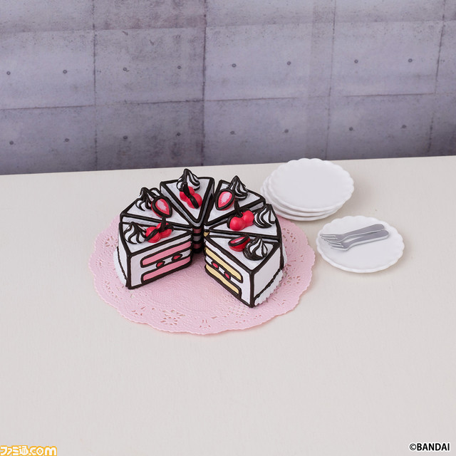 SNS映えするかわいい『2Dケーキ』がミニチュアフィギュア化。全国のガシャポンで10月上旬登場