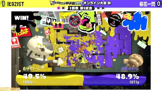 スプラトゥーン甲子園2023 オンライン大会 秋リポート。予選上位勢か、下剋上か――インク一滴すら見逃せない超激戦が展開!