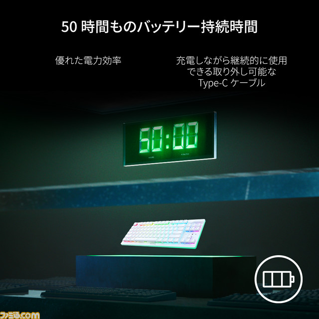 【Razer】高音質マイク＆約280gの軽量さを持つワイヤレスヘッドセット、“DeathStalker V2 Pro Tenkeyless”ホワイト版が10/27に発売。本日（10/19）より予約受付開始