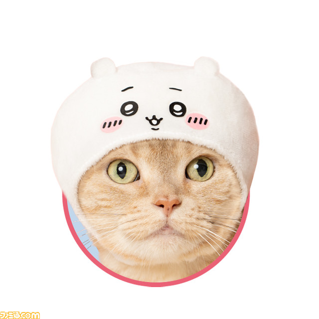 『ちいかわ』がカプセルトイ“ねこのかぶりもの”シリーズに登場。ねこが“ちいかわ”や“ハチワレ”、“うさぎ”たちに大変身するおしゃれグッズ