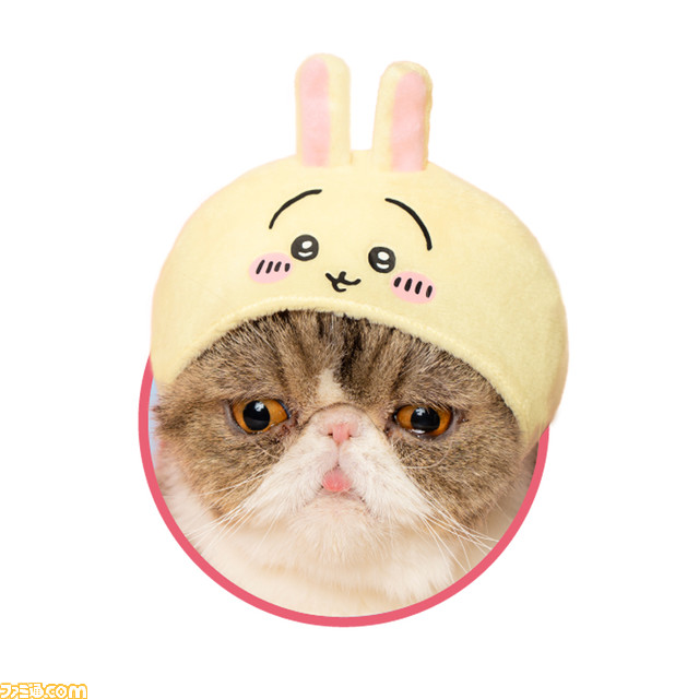 『ちいかわ』がカプセルトイ“ねこのかぶりもの”シリーズに登場。ねこが“ちいかわ”や“ハチワレ”、“うさぎ”たちに大変身するおしゃれグッズ