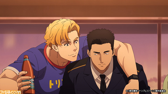 『勇気爆発バーンブレイバーン』2024年1月より放送。イサミ・アオ役は鈴木崚汰、ルイス・スミス役は阿座上洋平が担当。第1弾PVやキービジュアルも公開