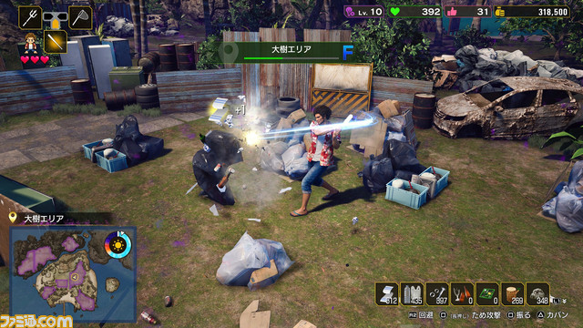 『龍が如く8』リゾート島を開発する新要素“ドンドコ島”の情報が公開。ガチャピンとムックも登場【Xbox Partner Preview】