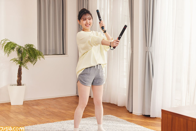 『太鼓の達人』と連動するSwitch用のバチ型アタッチメントが12月7日より発売。実際にバチを振っているような感覚が味わえる