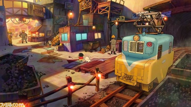 『クレヨンしんちゃん「炭の町のシロ」』発売日が2024年2月22日に決定。現実と不思議な町のふたつの世界をシロと一緒に大冒険