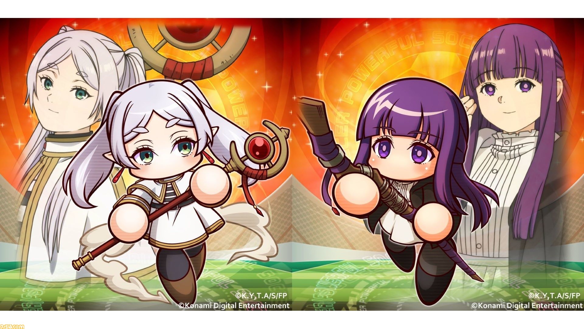 パワプロアプリ×葬送のフリーレンコラボ　ゆらゆら揺れる　アクリルスタンド パワプロアプリ×アニメ「葬送のフリーレン」コラボゆらゆら