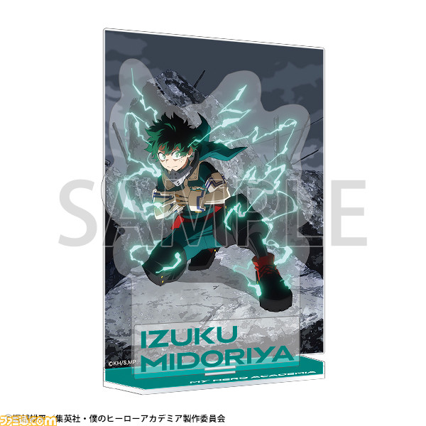 『ヒロアカUA展』グッズ第1弾が公開。ホークスもにっこりのエンデヴァーマスコット、デクのTシャツ風クッキーなどが登場